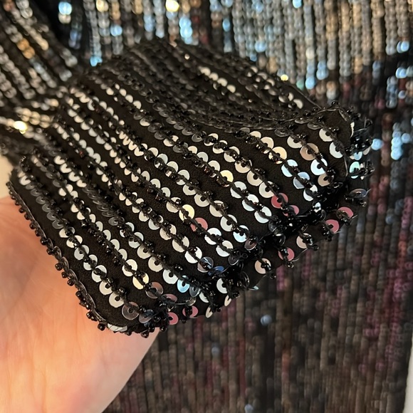 Endless Rose - Open back sequin dress mini long sleeves size S - Picture 6 of 16